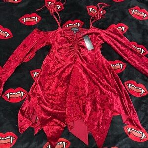 Dolls Kill Crimson Vampire Kids Costume